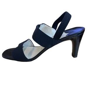Amalfi made in Italy. Sandals 4” heel leather soles size 11